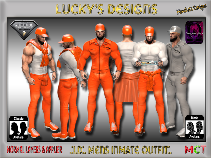 .:LD:. Mens Inmate Outfit:.