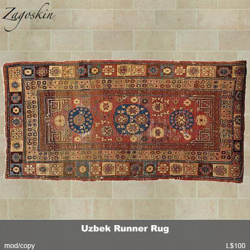 Rug 4: Usbek runner rug