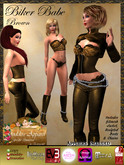 *Goddess* Biker Babe Brown