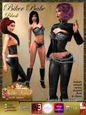 *Goddess* Biker Babe Black