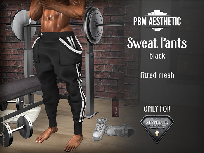 PBM Aesthetic [Sweat Pants] Black