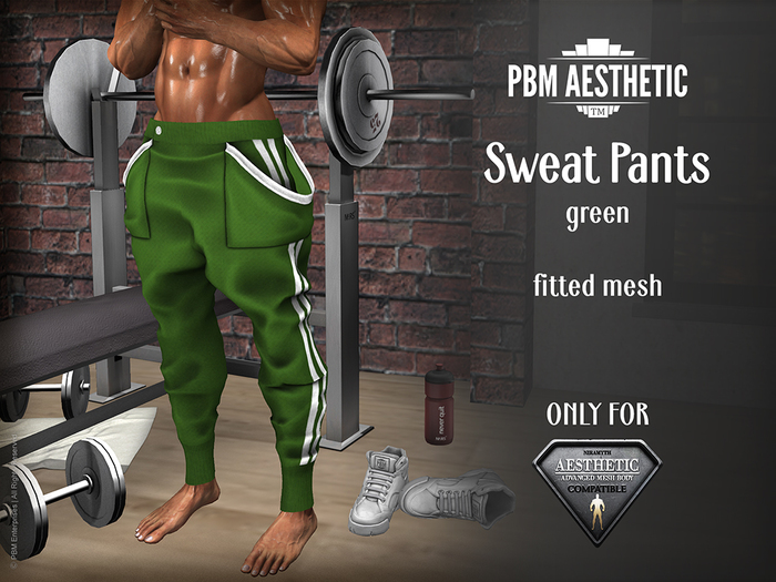 PBM Aesthetic [Sweat Pants] Green - Niramyth Aesthetics only
