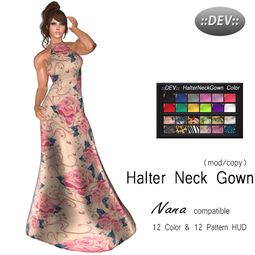 ::dev:: FitnessNana HalterNeckGown[BOX]