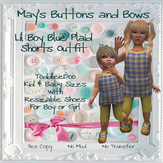 MBB * Lil Boy Blue Shorts Outfit (K&B)