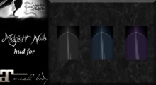 ~E~ Midnight Nails - Maitreya HUD