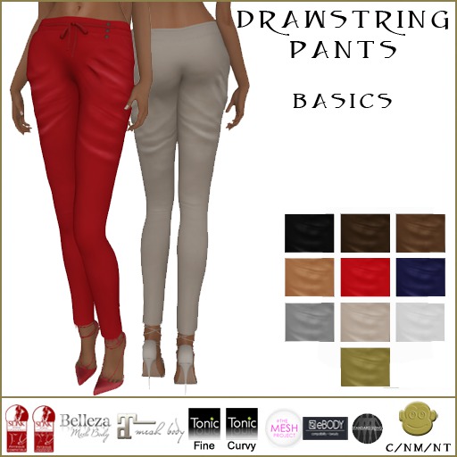 BM Drawstring Pants Basics
