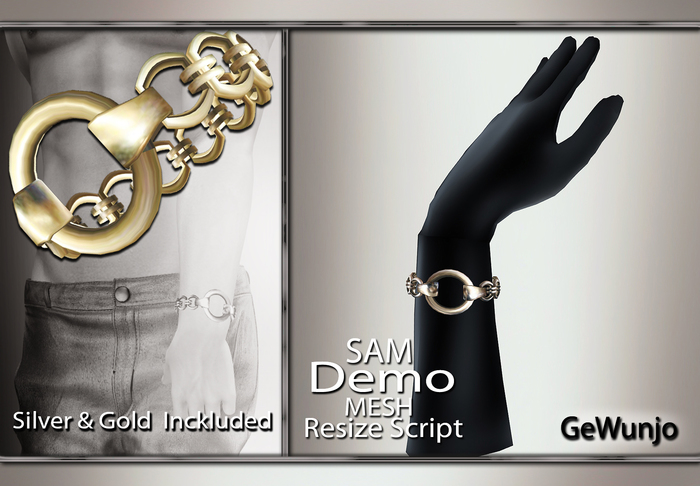 GeWunjo : SAM male bracelets DEMO
