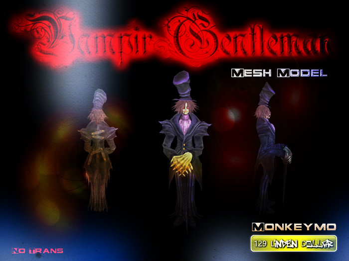 Vampir Gentleman Mesh Model - Monkeymo
