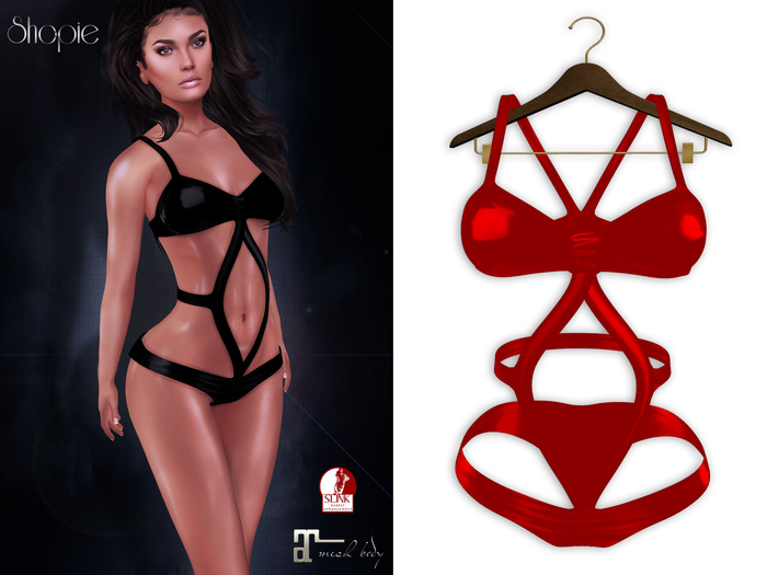 ::SC::Luna Bodysuit  Red