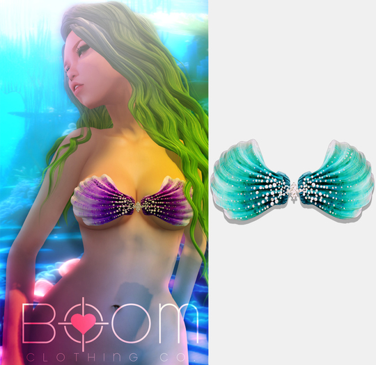 *BOOM* Atlantean Shells (seafoam)