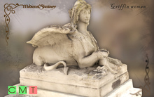 [MF] Mesh winged woman griffin statue (boxed)