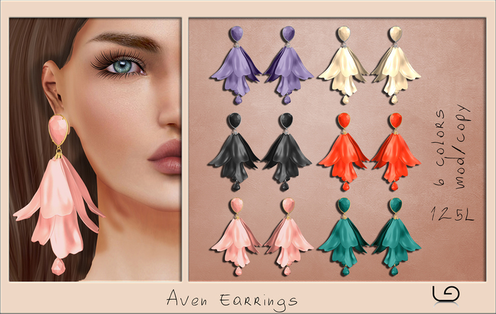 LaGyo_Aven Earrings - Red