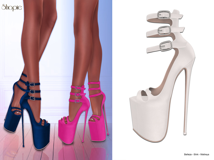 ::SC::Mirin Heels  White