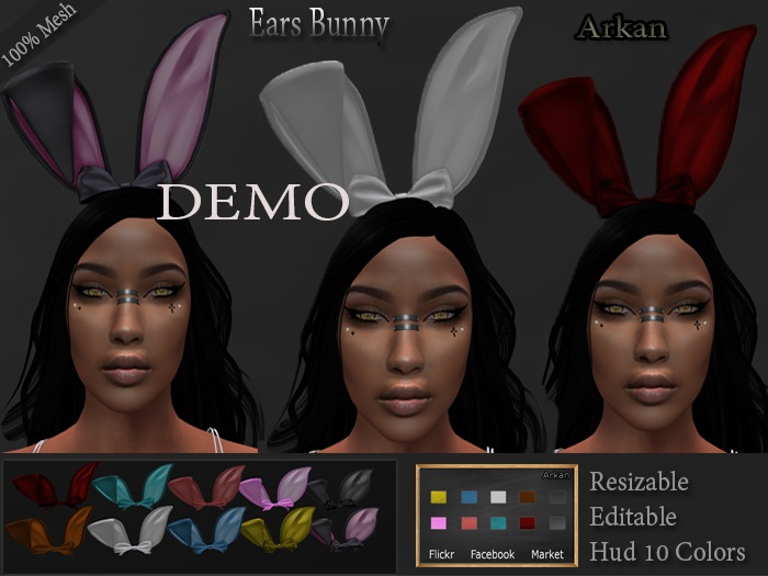 .::Arkan::. Ears Bunny Easter {DEMO}