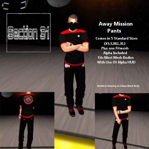 Section 31 Command Away Mission Pants Mens