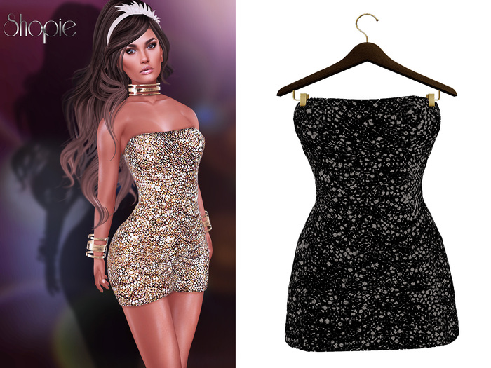 ::SC:: Rehxa Dress  BLACK