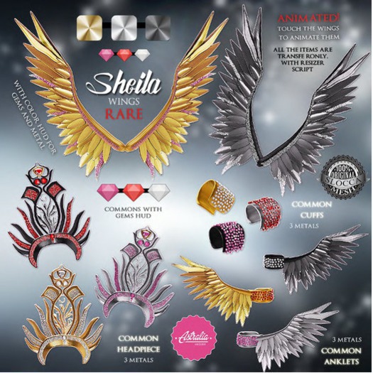 Astralia - Sheila Wings RARE
