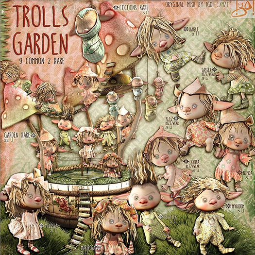 !go! Trolls Garden Full Set