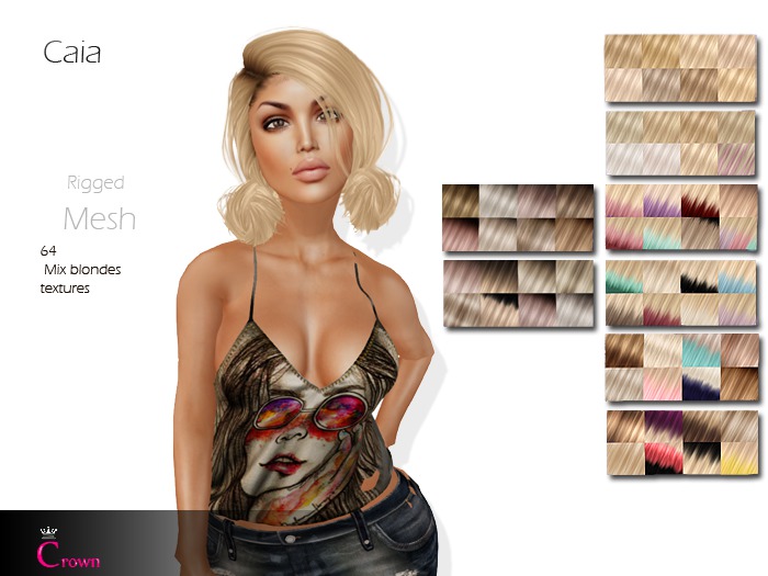 .::Crown::. caia [blonde] bag