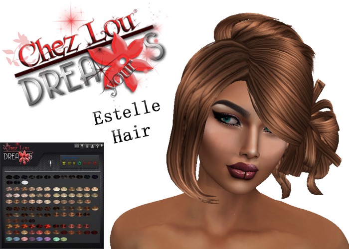 *Chez Lou * Estelle Mesh Hair unrigged