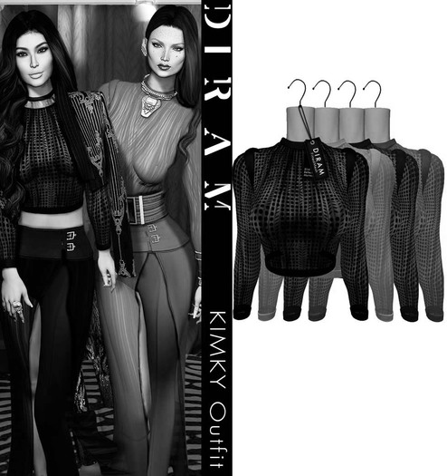 DEMO - D I R A M - KIMKY Top - FittedMesh