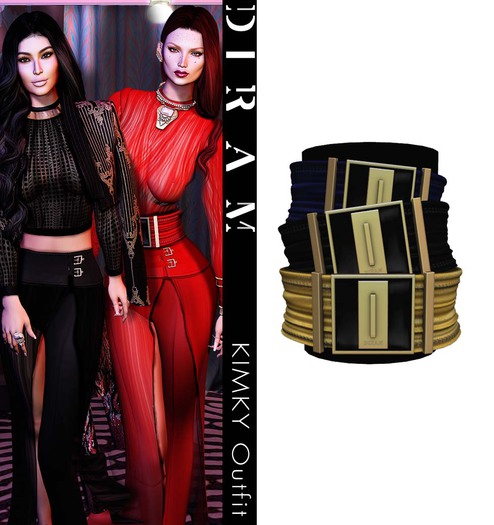 - D I R A M - KIMKY Belt _ Rigged/NonRigged