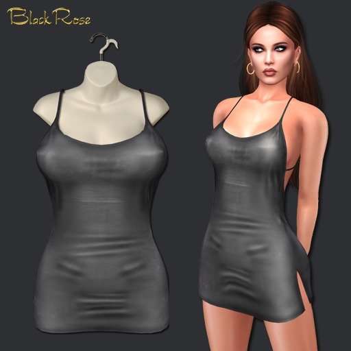 BlackRose Maya Mini Dress Leather