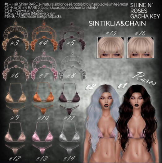 #5 Sintiklia&CHAIN - Shine N' Roses - Crown - Dark Purple