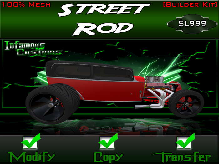 [Full Perm Builder Kit] Street Rod [Boxed]