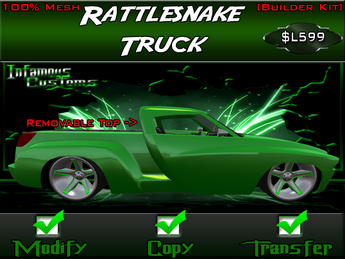 ( ICI ) Rattlesnake Truck [Boxed]