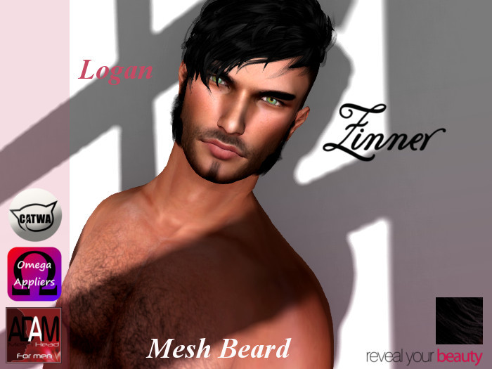 >Zinner< Logan Mesh Beard (Black)