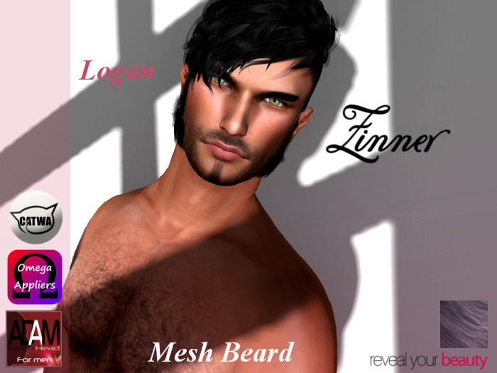 >Zinner< Logan Mesh Beard (Grey)