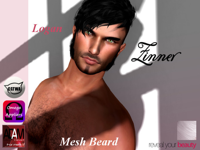 >Zinner< Logan Mesh Beard (White)