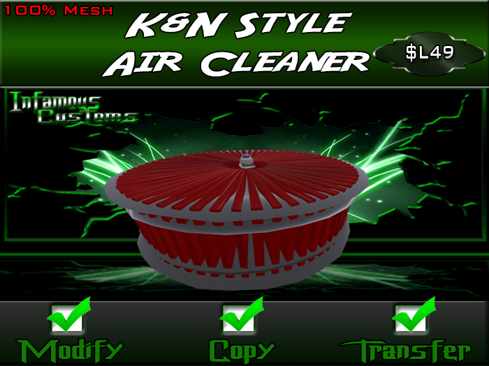 ( I.C.I. ) K&N Air Breather [Boxed]
