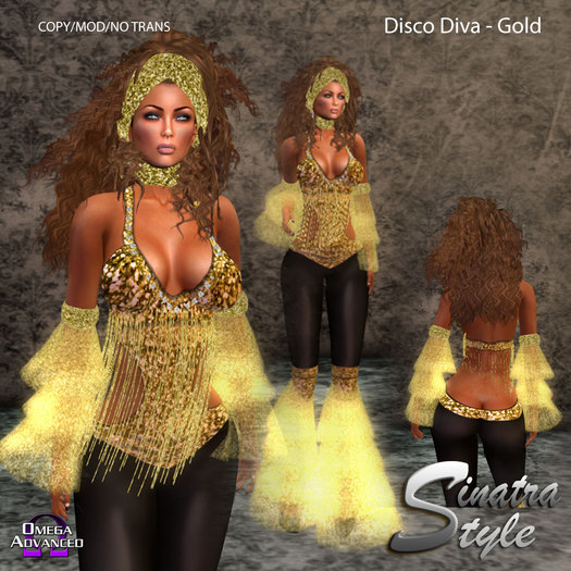 *SINATRA STYLE*  DISCO DIVA - Gold Omega Applier