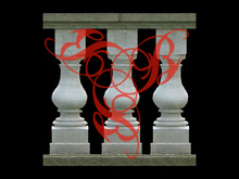 Balustrical Balustradical Baluster Balustrade of Old Stone Stone Fence with full perm Fence Railing Texture 7488