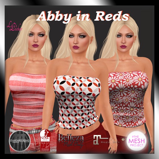 Lily's Locker - DEMO Abby in Reds BOXED