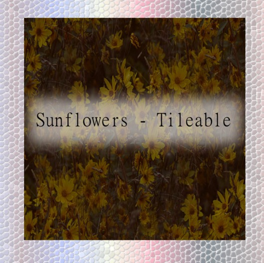 Sunflowers - Tileable