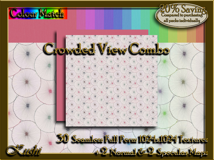 Crowded View COMBO Textures