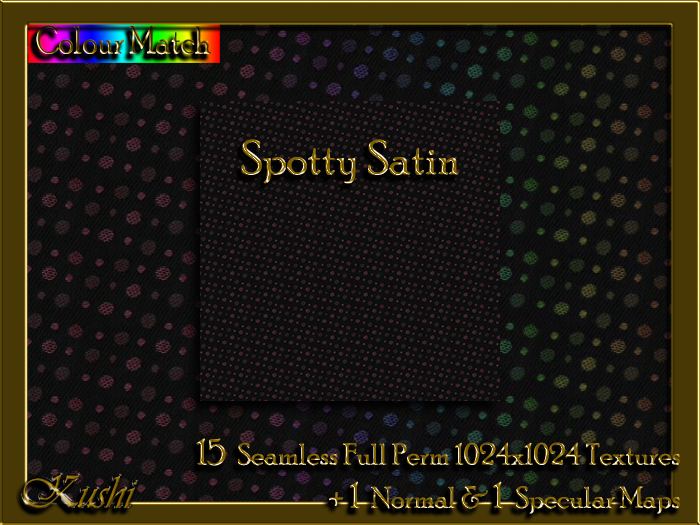 Spotty Satin Textures 