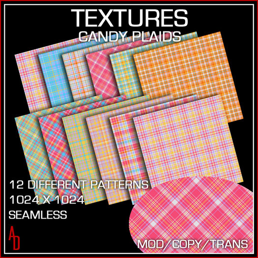 Textures - Candy Plaids