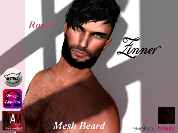 >Zinner< Royce Mesh Beard (Brown)