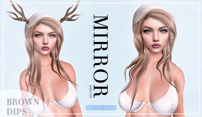 MIRROR - Nicole Hair -BrownDIPS Pack-