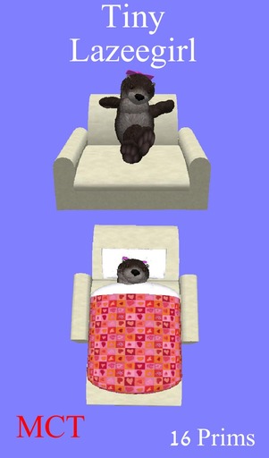 Pawsome - Tiny - Lazeegirl - White/hearts* - tagTiny