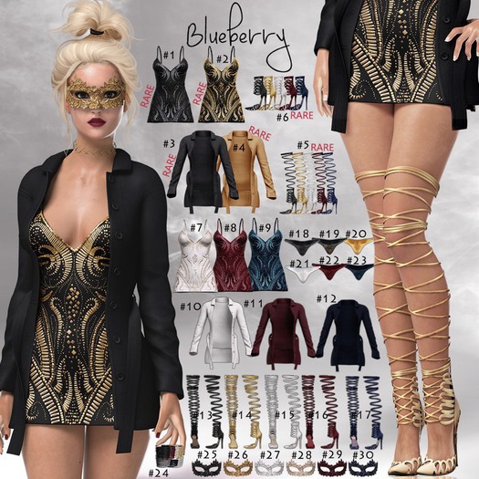 #1 Blueberry / Show Time / Maitreya - Dress *Famous* / RARE