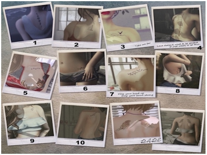 [KiiKO] Point tattoos -RARE