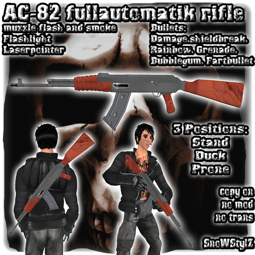 AC- 82 FULLAUTOMATIC RIFLE *FREEBIE*1L$"
