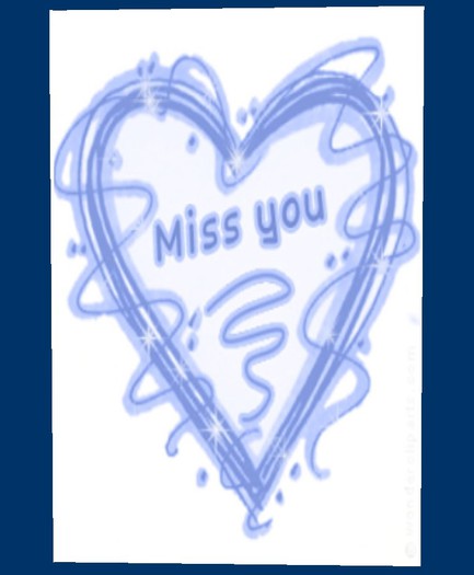 Miss You Card Animated