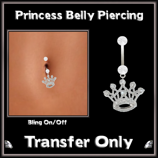 *ICED* Belly Piercing - Princess 