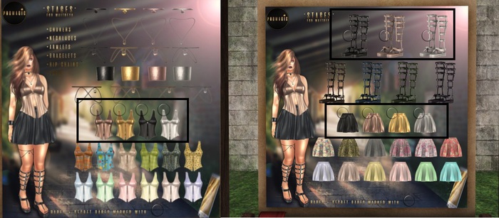 Promagic Stages  ALL LOOTBOXES (Tops Skirts Gladiators)